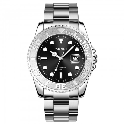 Купити Skmei 9295SIBK Silver-Black STOPPED SALE