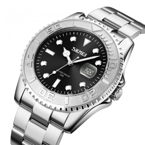Купити Skmei 9295SIBK Silver-Black STOPPED SALE