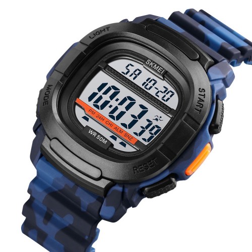 Купить Skmei 1657CMBU Camouflage-Blue SALE Купить Skmei 1657CMBU Camouflage-Blue SALE