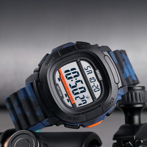 Купить Skmei 1657CMBU Camouflage-Blue SALE Купить Skmei 1657CMBU Camouflage-Blue SALE