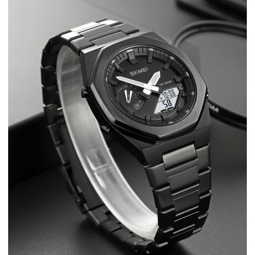 Купить Skmei 1816BKBKWT Black-Black-White