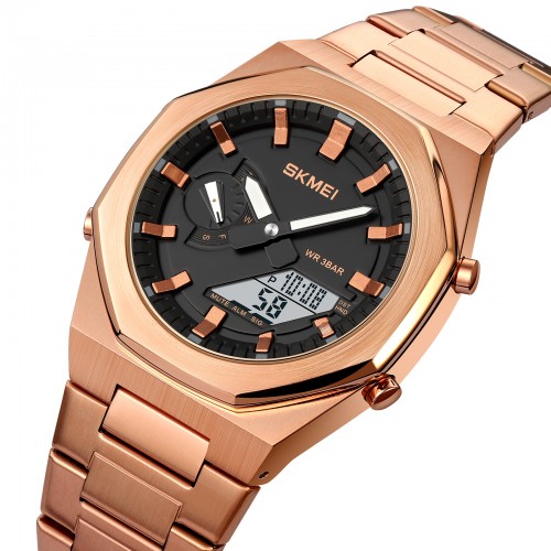 Купить Skmei 1816RGWT Rose Gold-White SALE