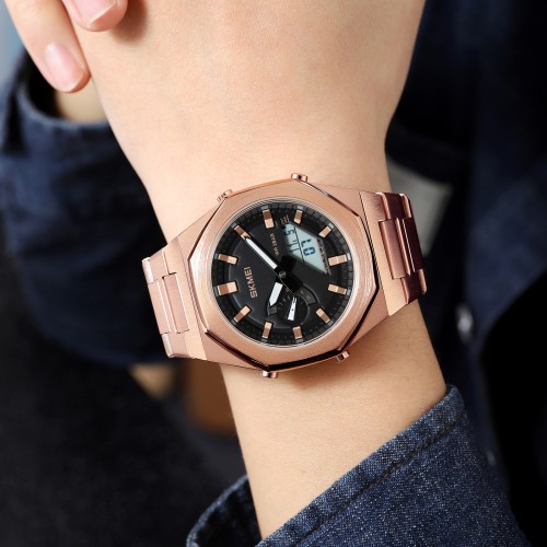 Купить Skmei 1816RGWT Rose Gold-White SALE