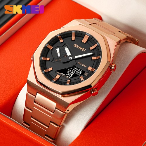 Купить Skmei 1816RGBK Rose Gold-Black Купить Skmei 1816RGBK Rose Gold-Black