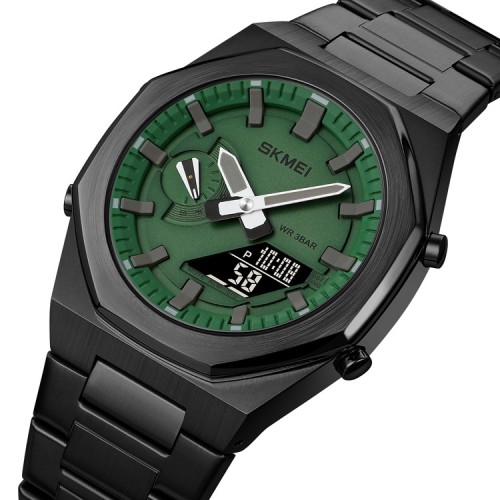 Купить Skmei 1816BKGNBK Black Green-Black
