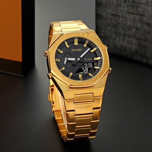 Купить Skmei 1816GDBK Gold-Black