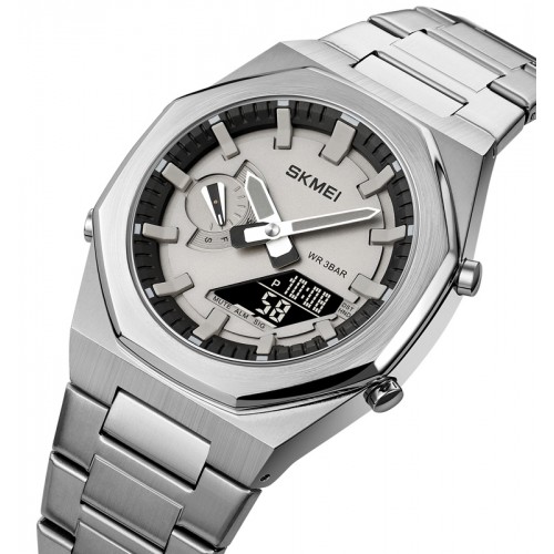 Купить Skmei 1816SIBK Silver-Black