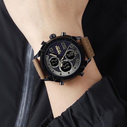 Купить Skmei 1975LDKBNBK Dark Brown-Black Leather. Купить Skmei 1975LDKBNBK Dark Brown-Black Leather.