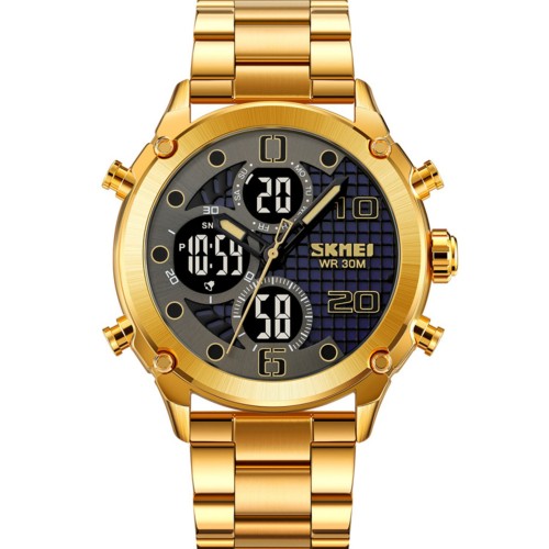 Купить Skmei 1975SGDBK Gold-Black Steel Купить Skmei 1975SGDBK Gold-Black Steel