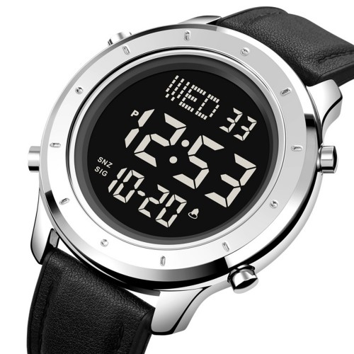 Купить Skmei 1864LSIBK Silver-Black Leather