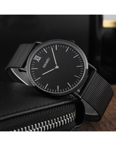 Купити Skmei 1181SBKSI Black-Silver Steel
