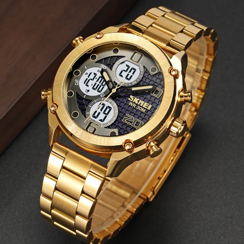 Купить Skmei 1975SGDWT Gold-White Steel Купить Skmei 1975SGDWT Gold-White Steel