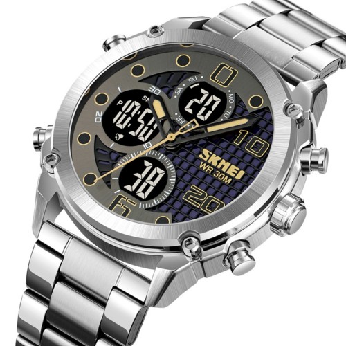 Купить Skmei 1975SSIBK Silver-Black Steel Купить Skmei 1975SSIBK Silver-Black Steel
