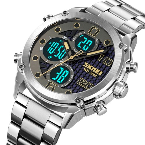 Купить Skmei 1975SSIBK Silver-Black Steel Купить Skmei 1975SSIBK Silver-Black Steel