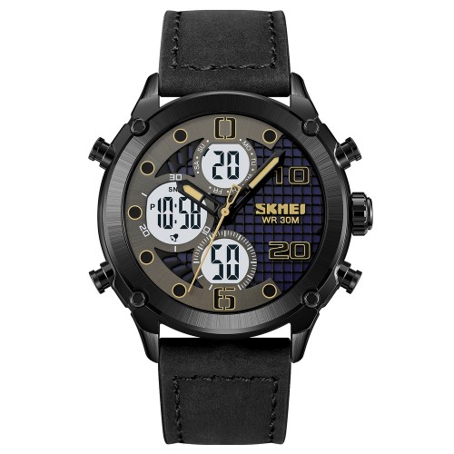 Купить Skmei 1975LBKWT Black-White Leather.