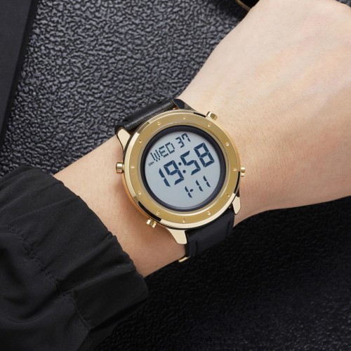 Купить Skmei 1864LGDWT Gold-White Leather SALE