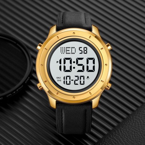 Купить Skmei 1864LGDWT Gold-White Leather SALE