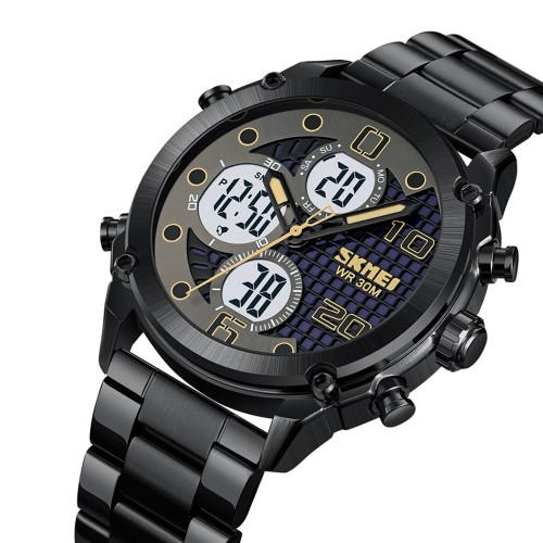 Купить Skmei 1975SBKWT Black-White Steel Купить Skmei 1975SBKWT Black-White Steel
