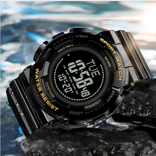 Купить Skmei 2077BKGD Black Gold+Compass Купить Skmei 2077BKGD Black Gold+Compass