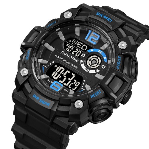 Купить Skmei 2018BUBK Blue-Black SALE Купить Skmei 2018BUBK Blue-Black SALE