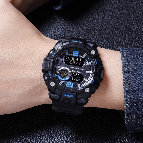 Купить Skmei 2018BUBK Blue-Black SALE Купить Skmei 2018BUBK Blue-Black SALE