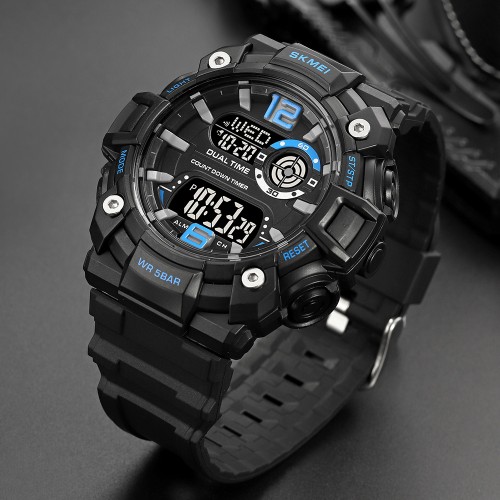 Купить Skmei 2018BUBK Blue-Black SALE Купить Skmei 2018BUBK Blue-Black SALE