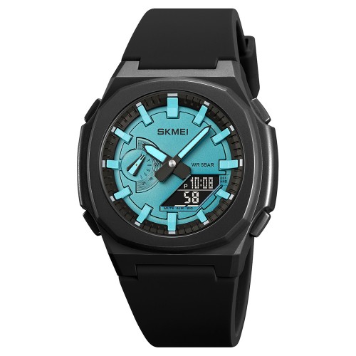 Купити Skmei 2091BKLTBUBK Black-Blue Black SALE Купити Skmei 2091BKLTBUBK Black-Blue Black SALE