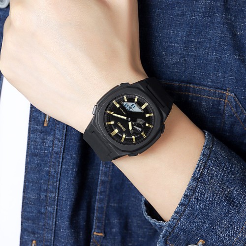 Купити Skmei 2091BKGDWT Black-Gold-White