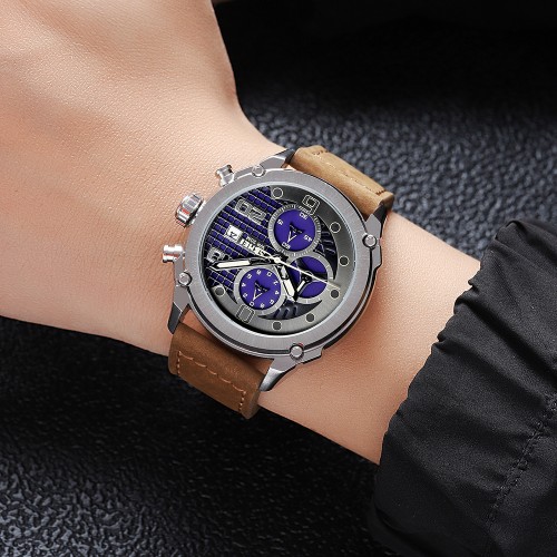 Купить Skmei 2051SIBN Silver-Brown Купить Skmei 2051SIBN Silver-Brown