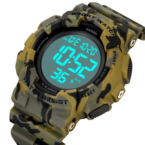 Купить Skmei 2081CMGNWT Camo Green-White STOPPED Купить Skmei 2081CMGNWT Camo Green-White STOPPED