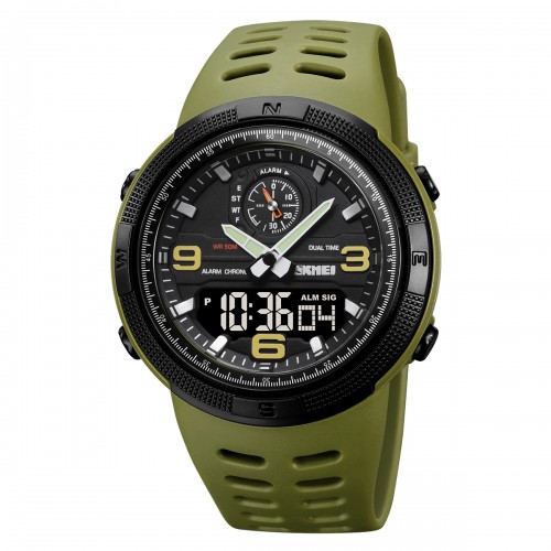 Купить Skmei 1655AGBK Army Green-Black