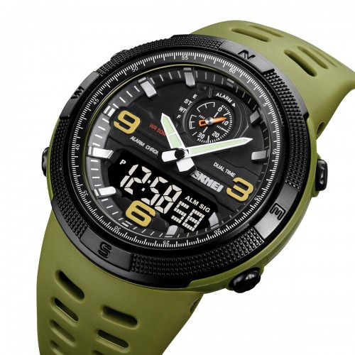 Купить Skmei 1655AGBK Army Green-Black