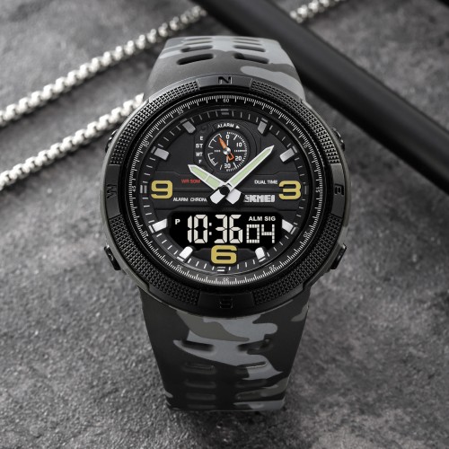 Купить Skmei 1655CMGYBK Camo Grey-Black Купить Skmei 1655CMGYBK Camo Grey-Black