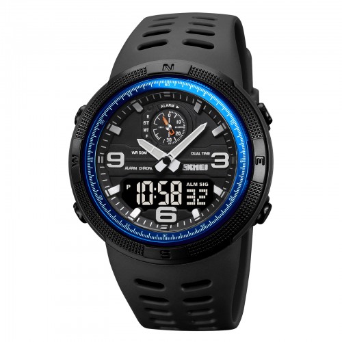 Купить Skmei 1655BUBK Black-Blue SALE