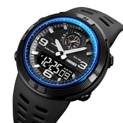 Купить Skmei 1655BUBK Black-Blue SALE