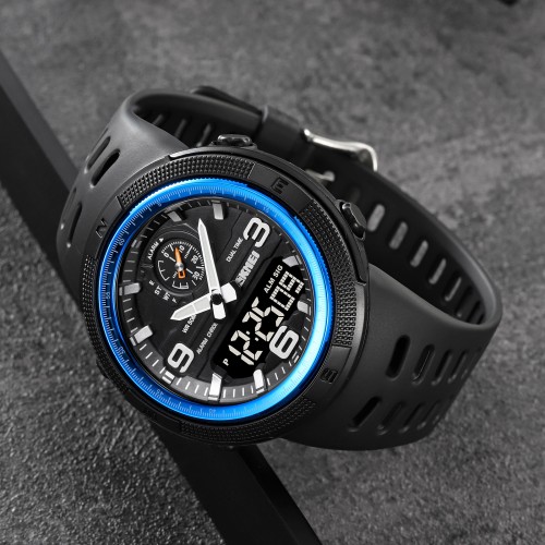 Купить Skmei 1655BUBK Black-Blue SALE