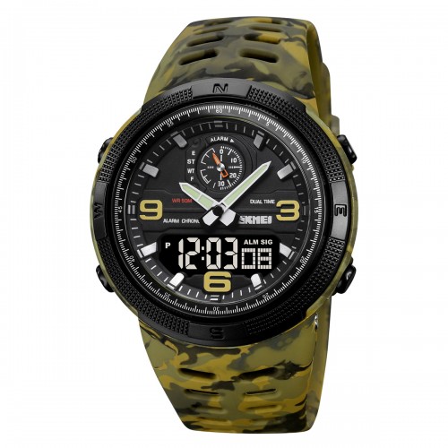 Купить Skmei 1655CMGNBK Camo Green-Black