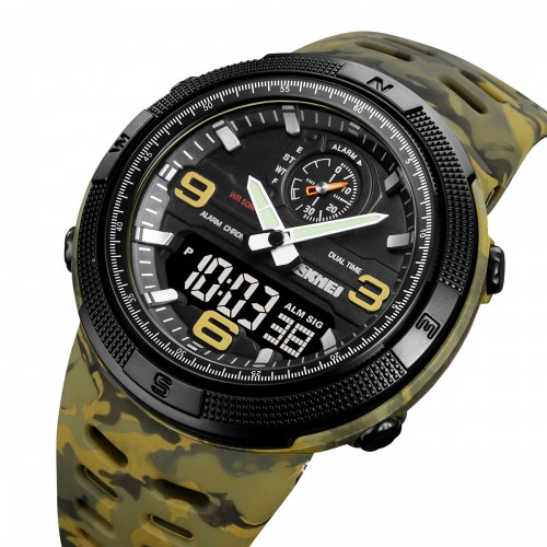 Купить Skmei 1655CMGNBK Camo Green-Black