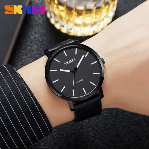 Купить Skmei 1984LBK Black-leather belt