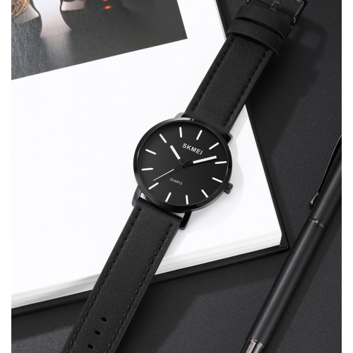 Купить Skmei 1984LBK Black-leather belt