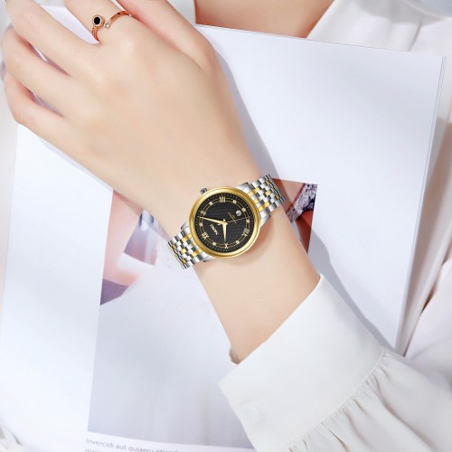 Купити Skmei 9272TGDBK-S Gold/Silver-Black Lady Купити Skmei 9272TGDBK-S Gold/Silver-Black Lady