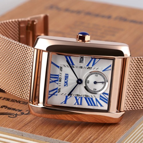 Купити Skmei 9191RGSIBU Rose Gold-Silver-Blue