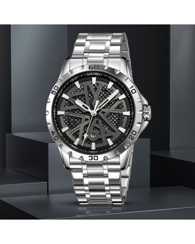 Купити Skmei 9337SIBK Silver-Black