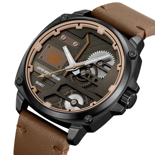 Купити Skmei 2289BKLBN Black-Light Brown Купити Skmei 2289BKLBN Black-Light Brown