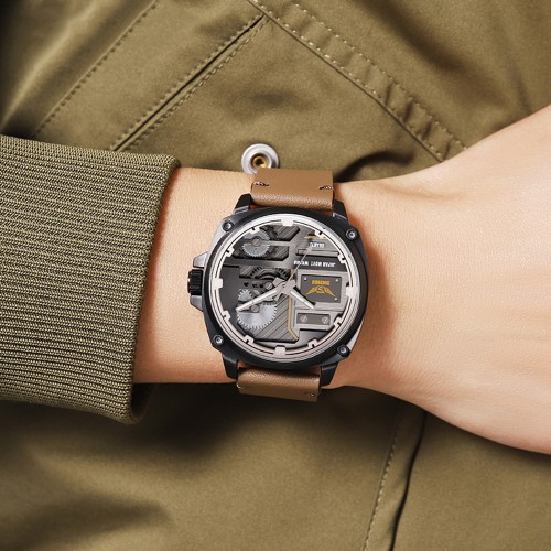 Купити Skmei 2289BKLBN Black-Light Brown Купити Skmei 2289BKLBN Black-Light Brown