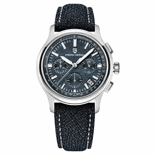 Купити Чоловічий годинник Pagani Design PD-1781 Blue-Silver-Blue з сапфіровим склом та хронографом