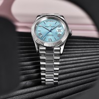 Чоловічий годинник Pagani Design PD-1783 Silver-Tiffany з сапфіровим склом та механізмом NH36A