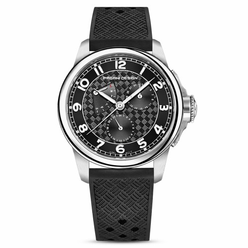 Купити Чоловічий годинник Pagani Design PD-1780 Black-Silver-Black з сапфіровим склом та механізмом VH88