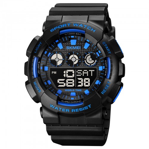 Купити Skmei 1857BU Black-Blue SALE