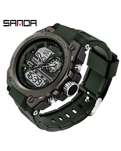Купить Sanda 6024 Black-Military Wristband Купить Sanda 6024 Black-Military Wristband